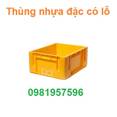 Thùng nhựa đặc, sóng bít công nghiệp, thùng nhựa đặc có lỗ, khay nhựa nguyên sin